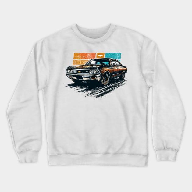 Chevrolet Impala Crewneck Sweatshirt by Vehicles-Art